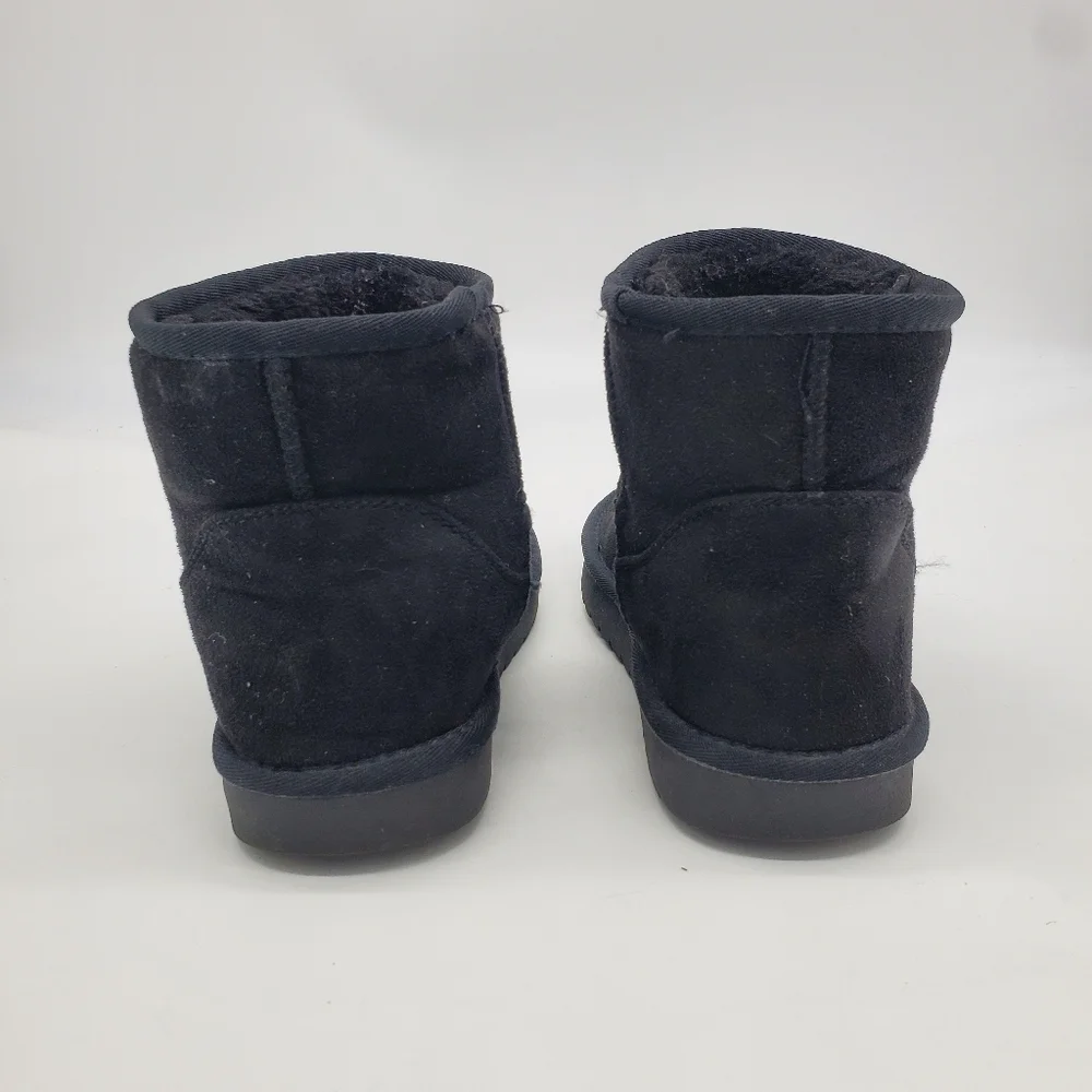 Cushionaire Shoes Women's 8.5 Hipster Cozy Ankle Winter Boots Black